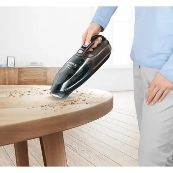 BOSCH Move bordsdammsugare - 16V - 40 min batteritid - Trippel cyklonisk dammfiltrering - Taupe