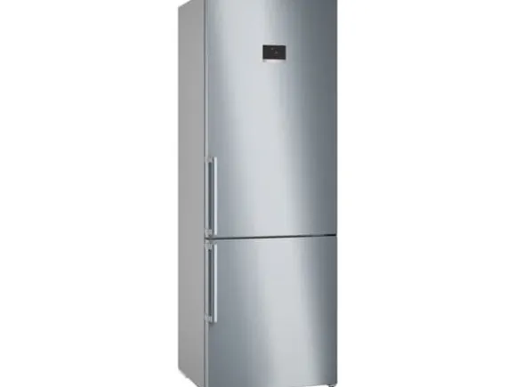 Bosch Serie | 4 KGN497ICT - Kylskåp/frys - bottenfrysskåp - bredd: 70 cm - djup: 66.7 cm - höjd: 203 cm - 440 liter - Klass C - antifingeravtrycksstå | CDON