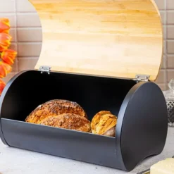 Brödbehållare av stål 38cm brödbehållare KLAUSBERG KB-7712