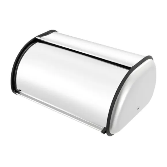 Brödbox, Rymlig Förvaring, Modern Design,Silver