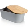 BRÖDSLÅDA MED BAMBUSKIVOR GRÅ 259302