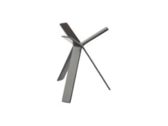 Bufféställ STAR 18 cm gummibelagd metall svart,2 st/pk