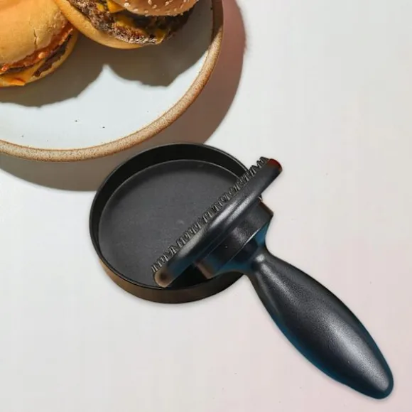 BURGARPRESS HAMBURGARKÖTTSTÄNST manuell 10 cm non-stick