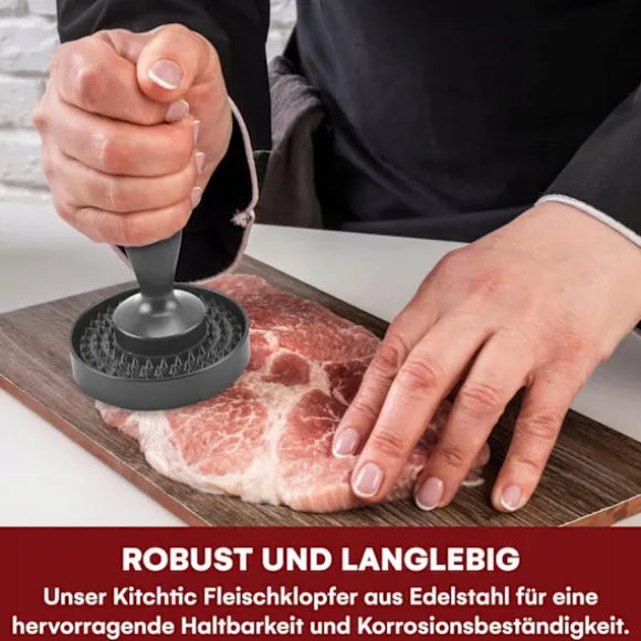 BURGARPRESS HAMBURGARKÖTTSTÄNST manuell 10 cm non-stick