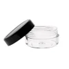 Burk med lock 5 ml plast för krämer och salvor x10