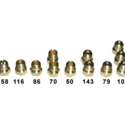 Butangasinjektor för BRANDT KMP1015E1 KMP1015E 70X2579 STG926(SAUTER) spis