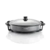 Caso 1491, Rund, Grå, Glas, 240 ° C, Avtagbart lock, GS