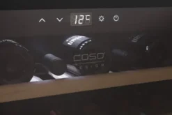 Caso WineSafe 18 EB Black, Vinkylare med kompressor, Inbyggd, 18 flaska/flaskor, 60 W, A, Svart