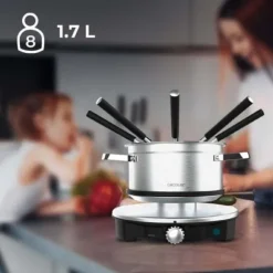 Cecotec Electric cheese, chocolate and oil fondue, 1500 W and 8 forks.