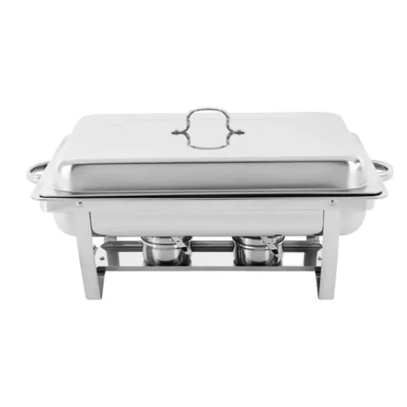 Chafing Dish Bufféset, Elegant Design, Hållbart Rostfritt Stål,3 Rutnät