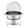 Chafing Dish Bufféset, 4-pack, 5 qt, rostfritt stål, silver, cateringvärmare