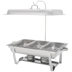 Chafing Dish Buffévärmare - Serveringsvärmare - Rostfritt Stål - För Catering, Restaurang & Hotell - Kommersiell