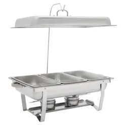 Chafing Dish Buffévärmare - Serveringsvärmare - Rostfritt Stål - För Catering, Restaurang & Hotell - Kommersiell