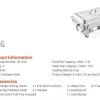 Chafing Dish, 8 Qt kapacitet, rostfritt stål konstruktion,4 paket