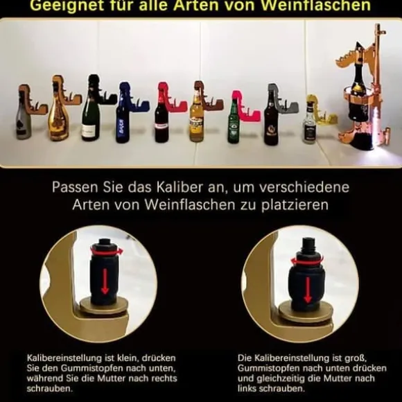 Champagnepistol - Öljet - Plast - Hållbar - Lätt att använda