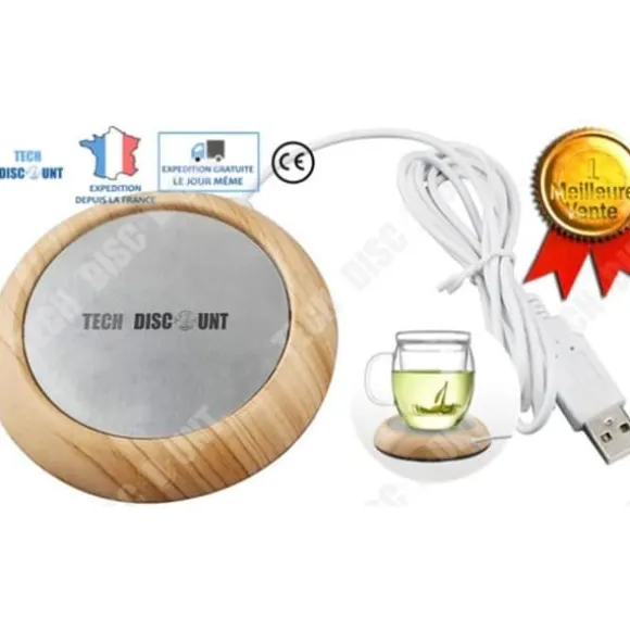 Chauffe-tasse - TD® - Original - USB - 5W - Vintage - Kontor och Hem