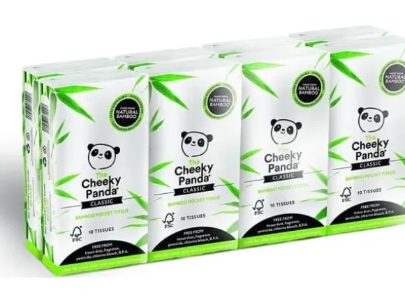 Cheeky Panda Cheeky Panda, våtservetter för fickor, 8-pack.