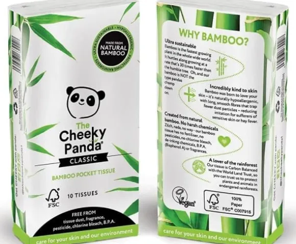 Cheeky Panda Cheeky Panda, våtservetter för fickor, 8-pack.
