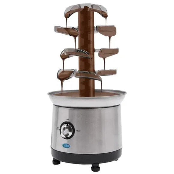 Chokladfontän, 1,2L kapacitet, 4 nivåer, 220-240V, 150-190W, 19 cm x 42,5 cm