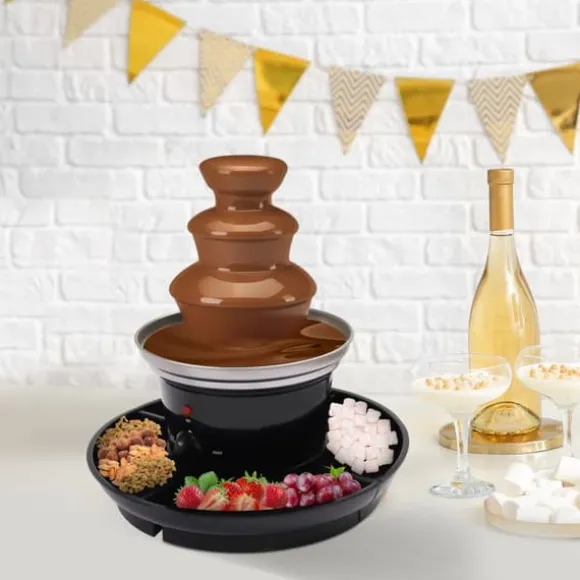 Chokladfontän, 3-nivådesign, 0,45 kg kapacitet, lätt att rengöra