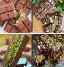 Chokladform Dubai, Mörk chokladform BPA-fri, Brun 1-Pack