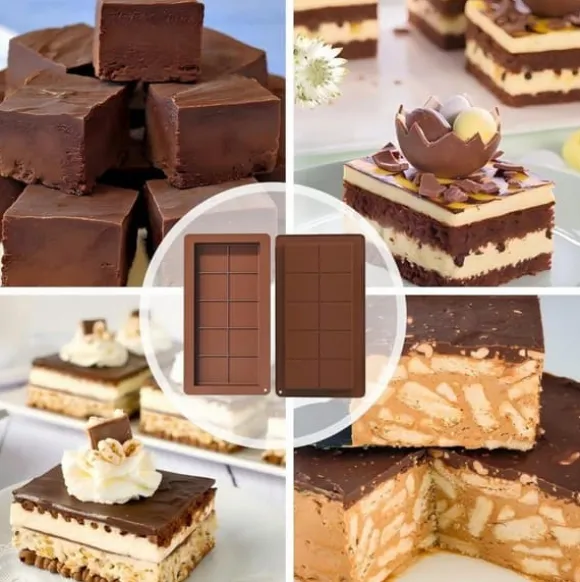 Chokladform Dubai, Mörk chokladform BPA-fri, Brun 1-Pack
