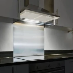 CIARRA dekorativ huva 60cm A++ 2st Kolfilter 370m³/h Återvinning eller evakuering 3 hastigheter INOX