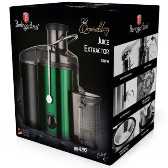 Citruspresse - BERLINGERHAUS - BH-9293 - 400 W - Färg Emerald - Plastik