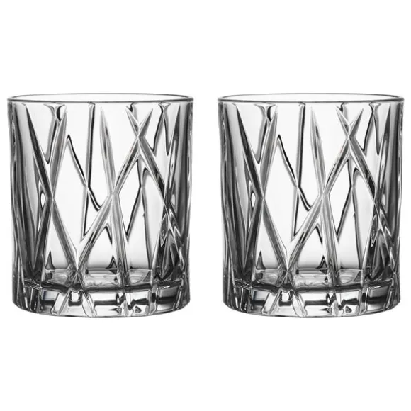 City Whiskyglas Old Fashioned 25cl, 2-pack - Orrefors