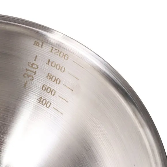 17cm Rostfri Stål Skål - Mångsidig Köks- & Bakningsskål