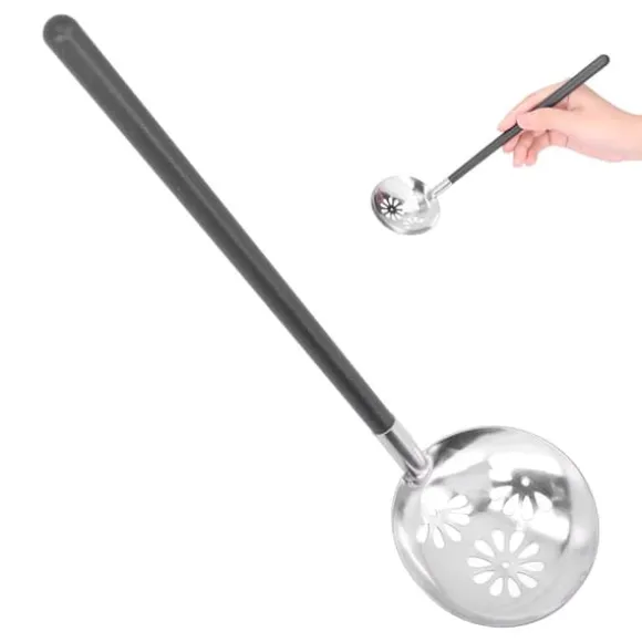 26CM rostfritt stål rund sked Hot Pot slev Matservis för hemmet kök Restaurang HotelColander