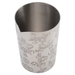 Cocktailglas i 304 rostfritt stål, värmebevarande, graverat, bartendingglas för bar