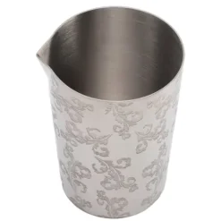 Cocktailglas i 304 rostfritt stål, värmebevarande, graverat, bartendingglas för bar