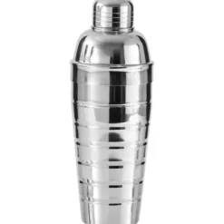 Cocktailshaker - Fackelmann - 750 ml - Rostfritt stål - 26 x 8,5 x 8,5 cm - Grå