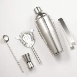 Cocktail Shaker Set, 5 delar professionell cocktail Shaker Kit, 750 ml rostfritt stål Cocktail Shaker Kit