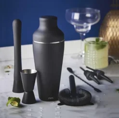 Cocktail Shaker Set - Mattsvart