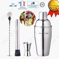 Cocktailshaker - TD® - 550 ml - Rostfritt stål - Verktygset - Silver