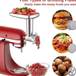 COFUN Tillbehör Köttkvarn och Grönsaksskärare för KitchenAid - Multifunktionell