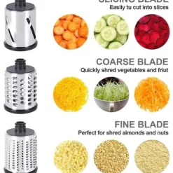 COFUN Tillbehör Köttkvarn och Grönsaksskärare för KitchenAid - Multifunktionell