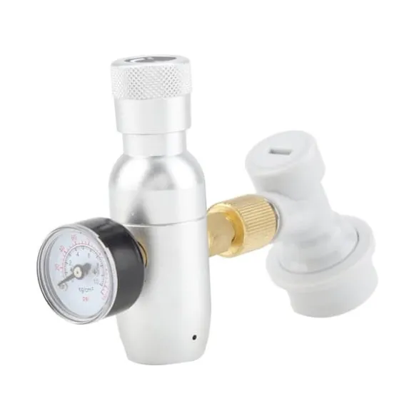 CO2-laddarsats för hemfatölstank - Regulator och gasavstängning ingår (0-150 PSI)