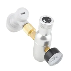 CO2-laddarsats för hemfatölstank - Regulator och gasavstängning ingår (0-150 PSI)