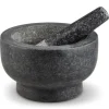 Cole - murare - H122126 - Clavering mortel och mortelstöt, 20cm, mortel och mortel för kökskryddor, granit, 2 års garanti