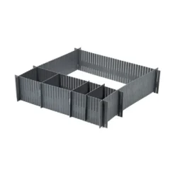 COMPACTOR Dragseparator Free - 6 plattor - Polystyren - 44xH10 cm - Grå
