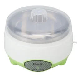 Compact Yoghurt Maker Machine Rostfritt stål behållare Yoghurt Maker för hemmagjord DIY Yoghurt Grön 15W EU Plug 220V