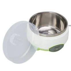 Compact Yoghurt Maker Machine Rostfritt stål behållare Yoghurt Maker för hemmagjord DIY Yoghurt Grön 15W EU Plug 220V