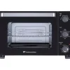 CONTINENTAL EDISON CEMF35B4 - Elektrisk miniugn 35L svart - 1500W - Rotisserie, Naturlig konvektion