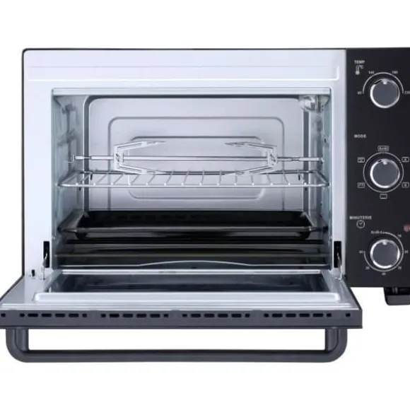 CONTINENTAL EDISON CEMF35B4 - Elektrisk miniugn 35L svart - 1500W - Rotisserie, Naturlig konvektion