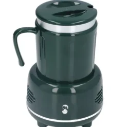 Cooler Warmer Cup Snabbkylning Uppvärmning Enkel kontroll Böjt handtag Halkskyddade kuddar Kaffevärmare för kaffebjörn Flaska Grön