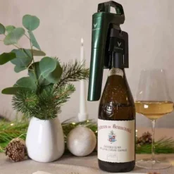 Coravin Timeless Six Plus vinkonserveringssystem - vinluftare, 3 rena argonkapslar, 6 skruvlock, nål