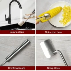 Corn Cob Husker Manuell Corn Stripper Shovel Majs Majskolv Skalare